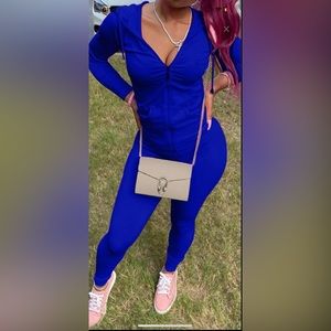 Royal Blue Jacket & Legging Set